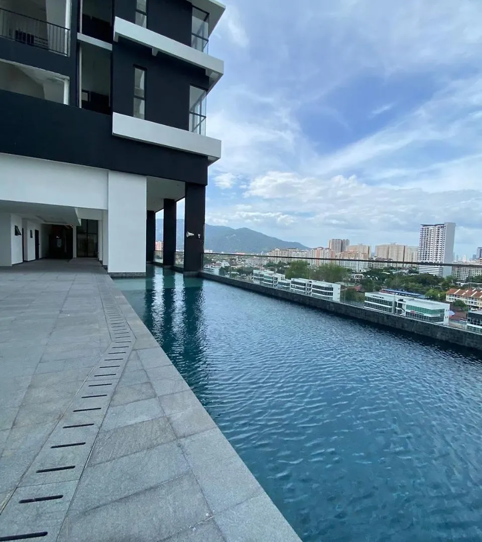 Apartmán Sky High Stuning Penang Bridge & City Views 3Br Jelutong